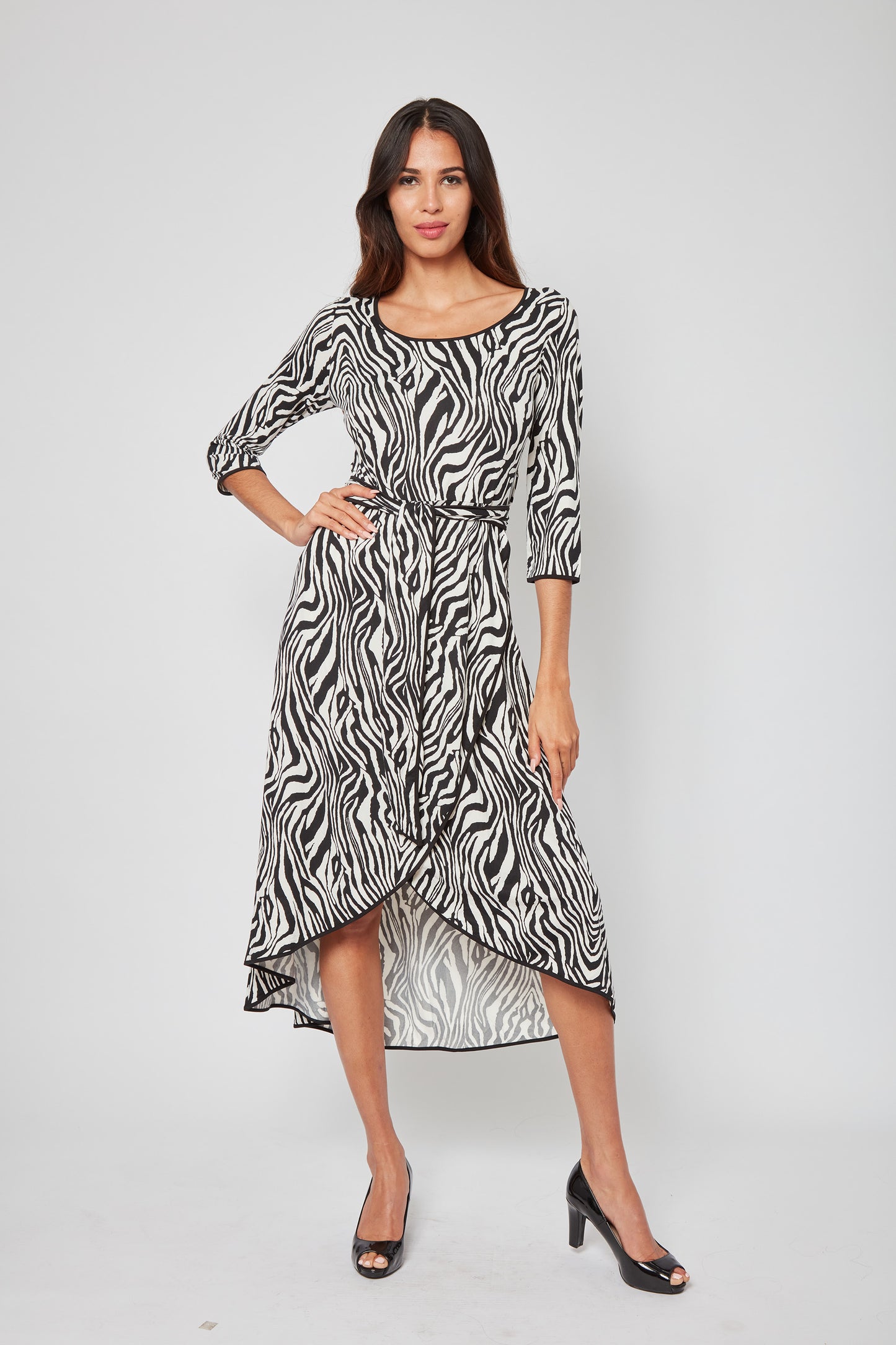 Classic and Chic Zebra Printed Dress