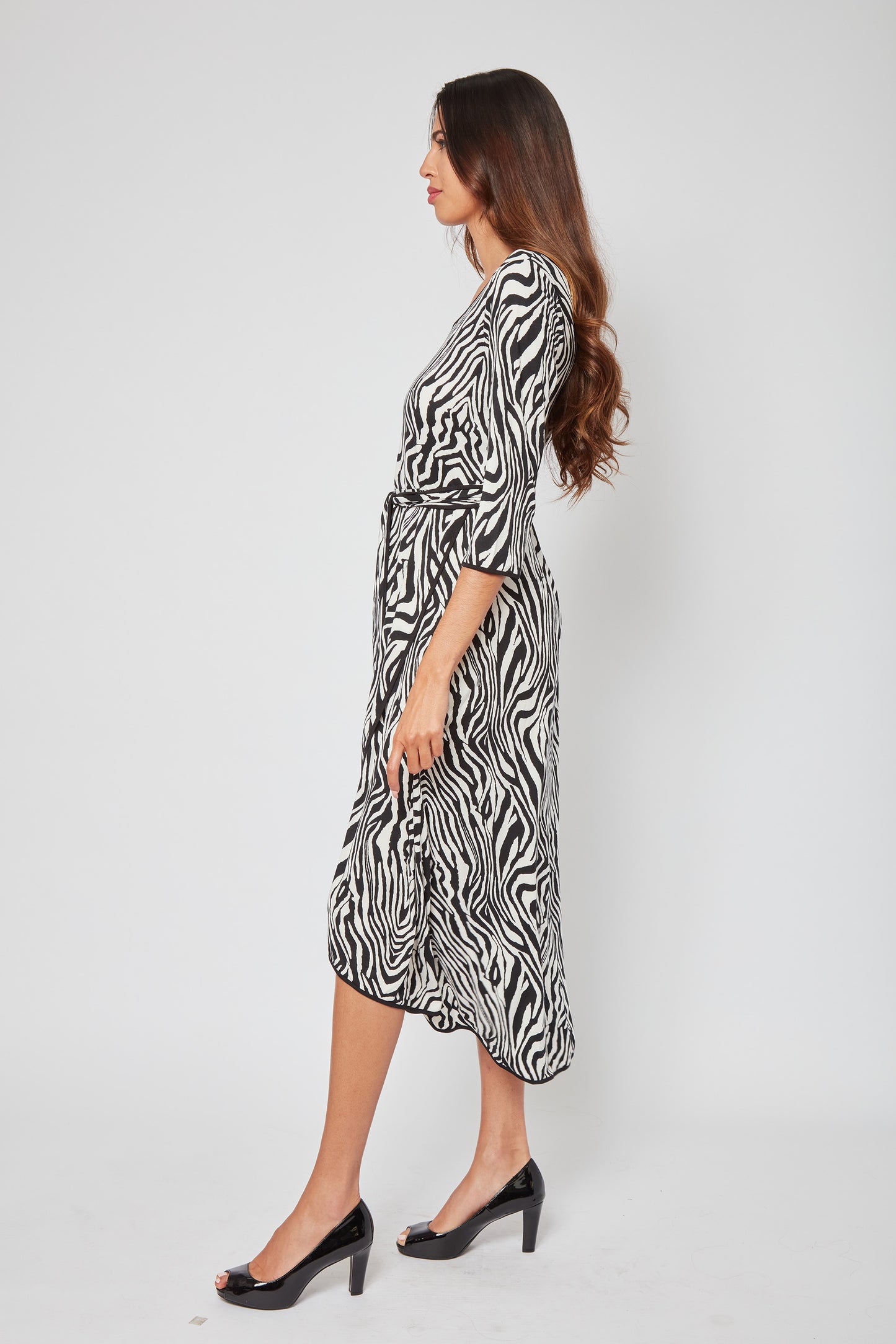 Classic and Chic Zebra Printed Dress