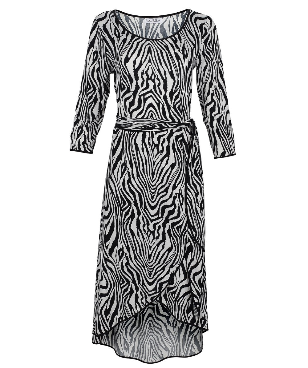 Classic and Chic Zebra Printed Dress