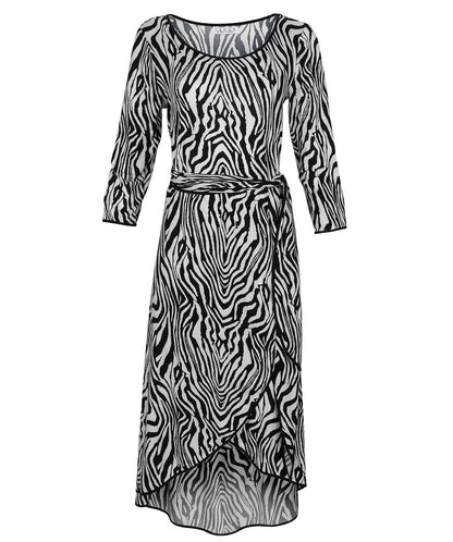 Classic and Chic Zebra Printed Dress