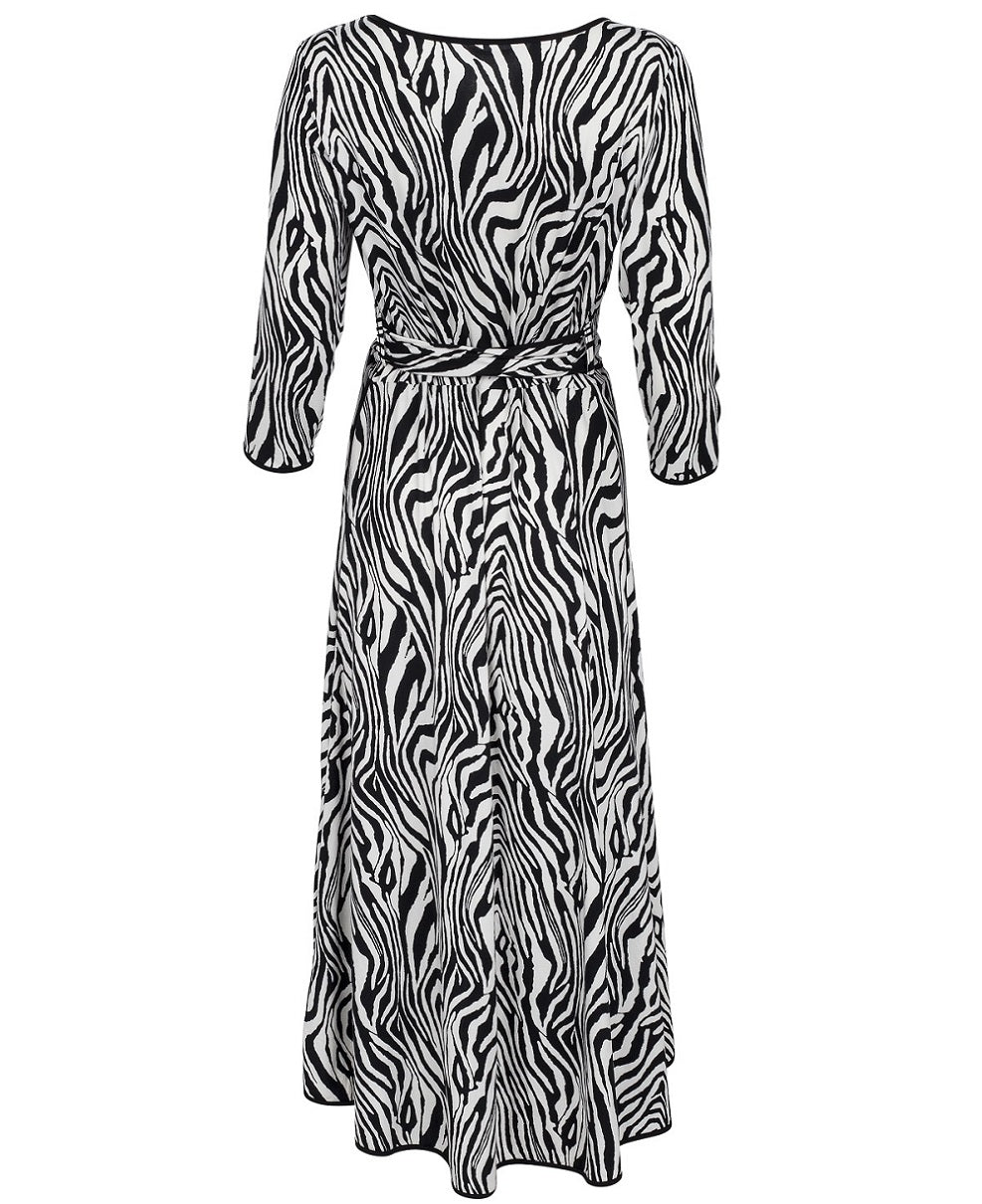 Zebra Printed Dress